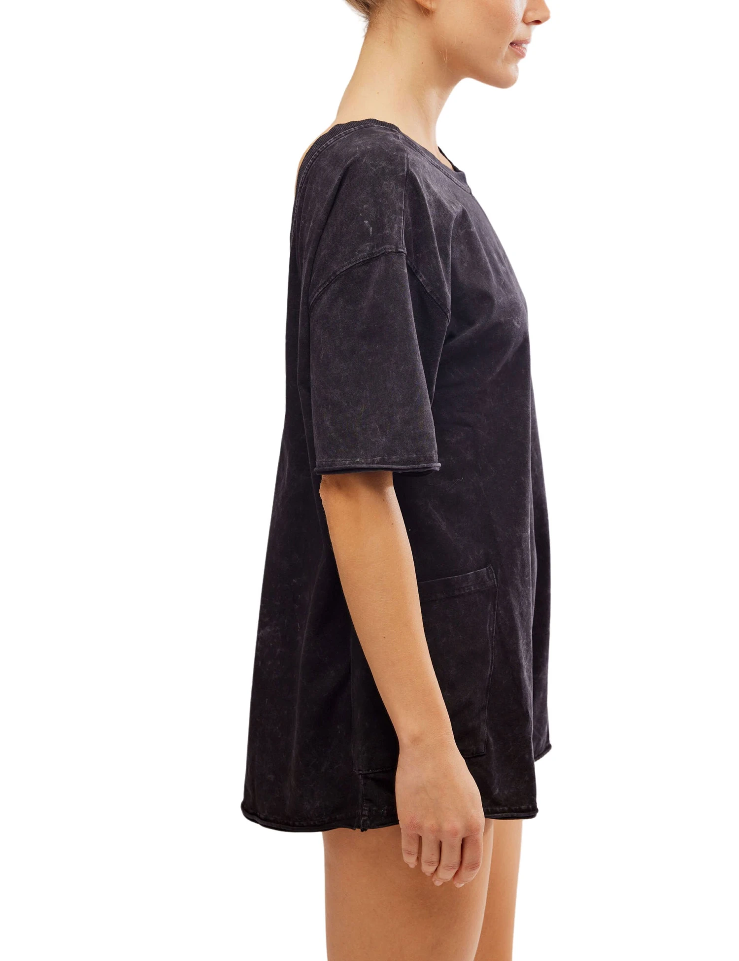 Hot Shot Tee Romper - Black 4 Hot Shot Tee Romper - Black - Image 2