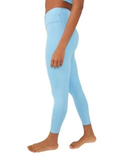 High Waisted 7/8 Wrap Lose Control Leggings - Alaskan Blue -The Sports Edit free people movement hw 7 8 wrap lose control leggings alaskan blue OB1405439 5413 5