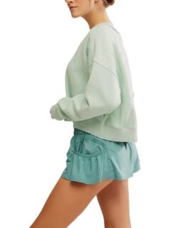 Intercept Pullover - Seastorm -The Sports Edit free people movement intercept pullover seastorm ob1592286 4021 2