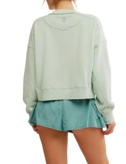 Intercept Pullover - Seastorm -The Sports Edit free people movement intercept pullover seastorm ob1592286 4021 3