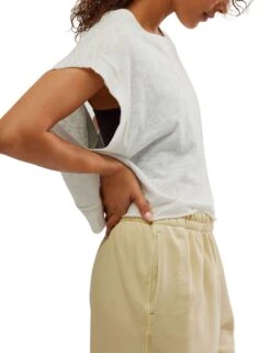 My Time Tee - White 8 My Time Tee - White -The Sports Edit free people movement my time tee white OB1265309 1100 3