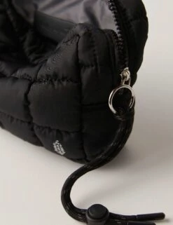 Quilted Mini Case - Black -The Sports Edit free people movement quilted mini case black a2454 0010 3