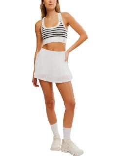 Rally Ruffle Mini Skirt - Ivory 14 Rally Ruffle Mini Skirt - Ivory -The Sports Edit free people movement rally ruffle mini skirt ivory ob2142865 1103 5