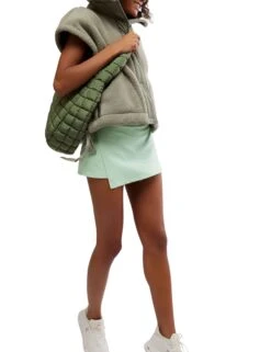 Scout It Out Fleece Vest - Sage Stone -The Sports Edit free people movement scout it out fleece vest sage stone ob1451995 3338 6