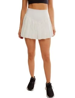 Swing Of Things Skort - White