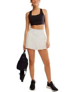 Swing Of Things Skort - White 12 Swing Of Things Skort - White -The Sports Edit free people movement swing of things skort white ob2170183 1100 2