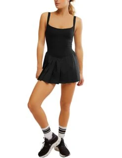 Swing Of Things Skortsie - Black -The Sports Edit free people movement swing of things skortsie black ob1712711 0010 5