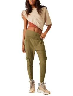 Take A Hike Harem Pants - Seagrass -The Sports Edit free people movement take a hike harem seagrass OB1384430 3300 2