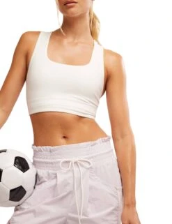Win Win Bra - White -The Sports Edit free people movement win win bra white ob1896143 1100 5