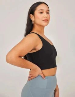Bianca One Shoulder Bra - Black 16 Bianca One Shoulder Bra - Black -The Sports Edit girlfriend collective bianca one shoulder bra black 3