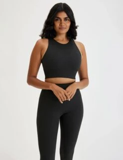RIB Dylan Bra - Black 14 RIB Dylan Bra - Black -The Sports Edit girlfriend collective rib dylan bra black 1