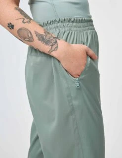 Summit Track Pant - Chinoiserie -The Sports Edit girlfriend collective summit track pant chinoiserie 6011 4