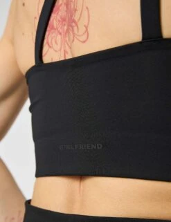 Uma One Shoulder Bra - Black 12 Uma One Shoulder Bra - Black -The Sports Edit girlfriend collective uma one shoulder bra black 1032 jb 5