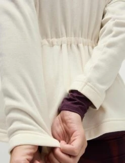 Cotton Rich Brushed Funnel Neck Sweatshirt - Ivory 12 Cotton Rich Brushed Funnel Neck Sweatshirt - Ivory -The Sports Edit goodmove cotton rich brushed funnel neck sweatshirt ivory 6117a 6