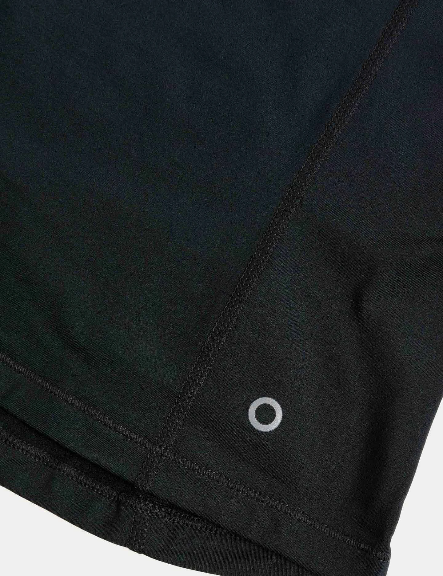 Funnel Neck Half Zip Running Top - Black 7 Funnel Neck Half Zip Running Top - Black - Image 5