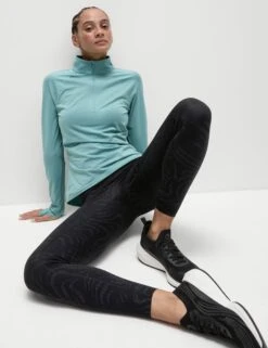 Go Move Reflective Gym Leggings - Black/Silver 13 Go Move Reflective Gym Leggings - Black/Silver -The Sports Edit goodmove go move reflective gym leggings black silver 6125 2