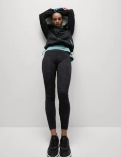 Go Move Reflective Gym Leggings - Black/Silver 15 Go Move Reflective Gym Leggings - Black/Silver -The Sports Edit goodmove go move reflective gym leggings black silver 6125 8