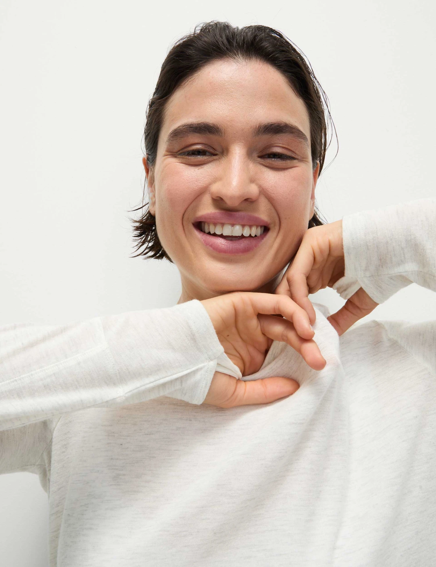 Merinotec Crew Neck Walking Top - Ivory 5 Merinotec Crew Neck Walking Top - Ivory - Image 3