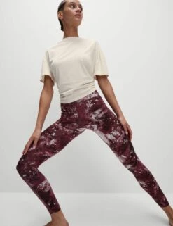 Modal Blend Lightweight Tie Back T-Shirt - Ivory -The Sports Edit goodmove modal blend lightweight tie back t shirt ivory 6168 3