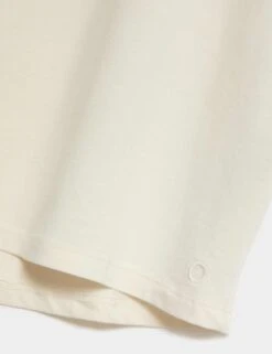 Modal Blend Lightweight Tie Back T-Shirt - Ivory -The Sports Edit goodmove modal blend lightweight tie back t shirt ivory 6168 6