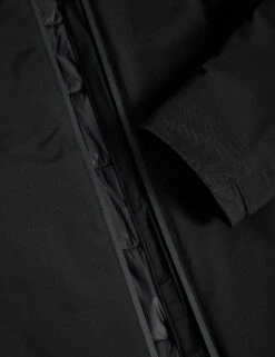 Padded Waterproof Hooded Jacket - Black -The Sports Edit goodmove padded waterproof hooded jacket black 5798a 2