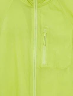 Stormwear Hooded Zip Up Running Jacket - Limeade -The Sports Edit goodmove stormwear hooded zip up running jacket limeade 6350 5