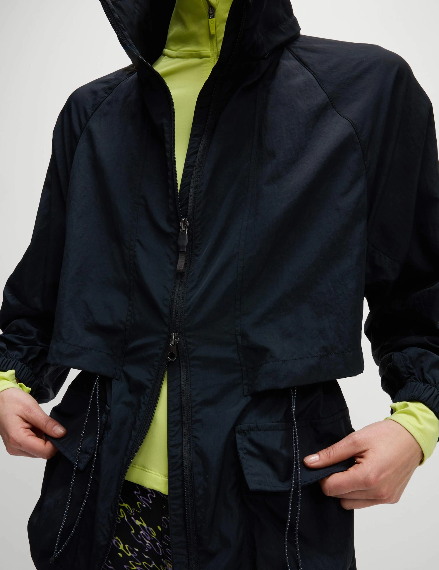 Stormwear Lightweight Packable Hooded Parka - Black 4 Stormwear Lightweight Packable Hooded Parka - Black - Image 2