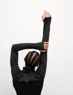 Ultraheat Funnel Neck Running Top - Black -The Sports Edit goodmove ultraheat funnel neck running top black 5879 4