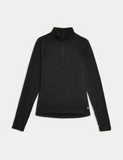Ultraheat Funnel Neck Running Top - Black -The Sports Edit goodmove ultraheat funnel neck running top black 5879 7