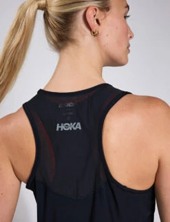 Hoka Airolite Run Tank - Black -The Sports Edit hoka airolite run tank black 1151082 blk 3 48a11ff0 827e 4b39 bd2e bbbe081ad423