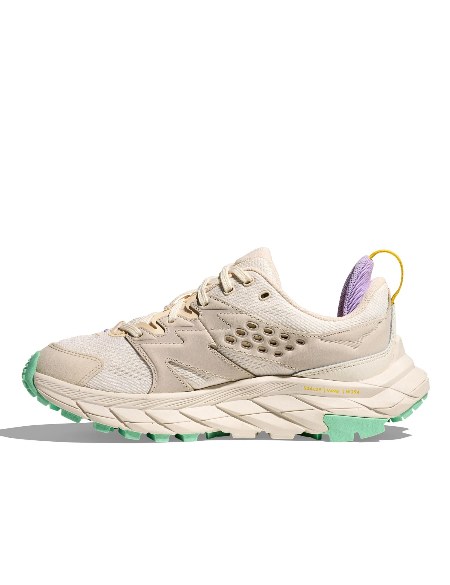 Hoka Anacapa Breeze Low - Alabaster/Mint Fluorite 6 Hoka Anacapa Breeze Low - Alabaster/Mint Fluorite - Image 4