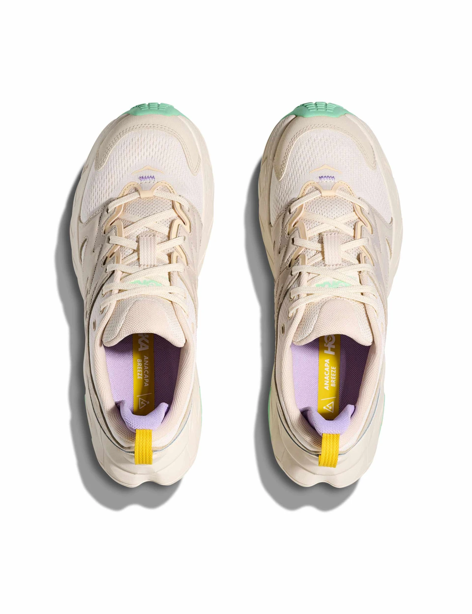 Hoka Anacapa Breeze Low - Alabaster/Mint Fluorite 9 Hoka Anacapa Breeze Low - Alabaster/Mint Fluorite - Image 7