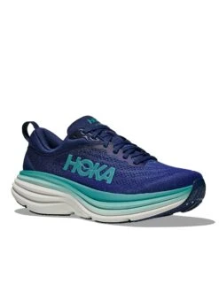 Hoka Bondi 8 - Bellwether Blue/Evening Sky 11 Hoka Bondi 8 - Bellwether Blue/Evening Sky -The Sports Edit hoka bondi 8 shoes bellwether blue evening sky 1127952 BBES 4
