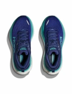 Hoka Bondi 8 - Bellwether Blue/Evening Sky 12 Hoka Bondi 8 - Bellwether Blue/Evening Sky -The Sports Edit hoka bondi 8 shoes bellwether blue evening sky 1127952 BBES 8