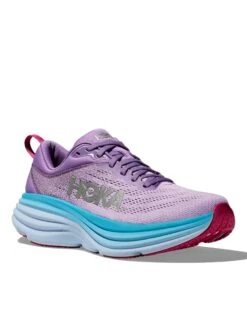 Hoka Bondi 8 - Chalk Violet/Pastel Lilac -The Sports Edit hoka bondi 8 shoes chalk violet pastel lilac 1127952 CVPL 4
