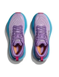 Hoka Bondi 8 - Chalk Violet/Pastel Lilac -The Sports Edit hoka bondi 8 shoes chalk violet pastel lilac 1127952 CVPL 8