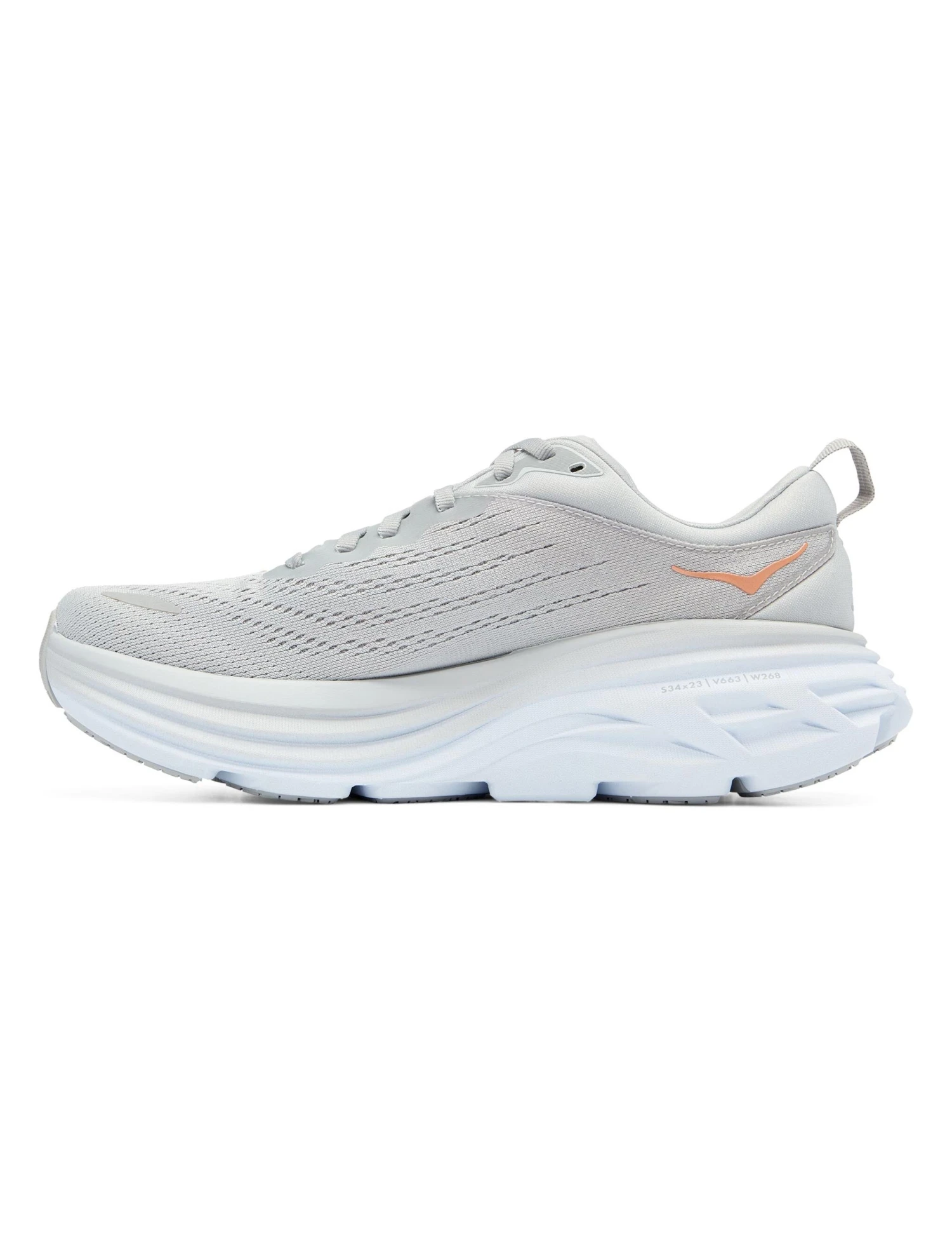 Hoka Bondi 8 - Harbour Mist/Lunar Rock 4 Hoka Bondi 8 - Harbour Mist/Lunar Rock - Image 2