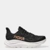 Hoka Clifton 10 - Black/Rose Gold -The Sports Edit hoka clifton 10 shoes black rose gold 1162031 brgl 1