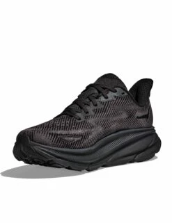 Hoka Clifton 9 - Black -The Sports Edit hoka clifton 9 shoes black 1127896 bblc 3