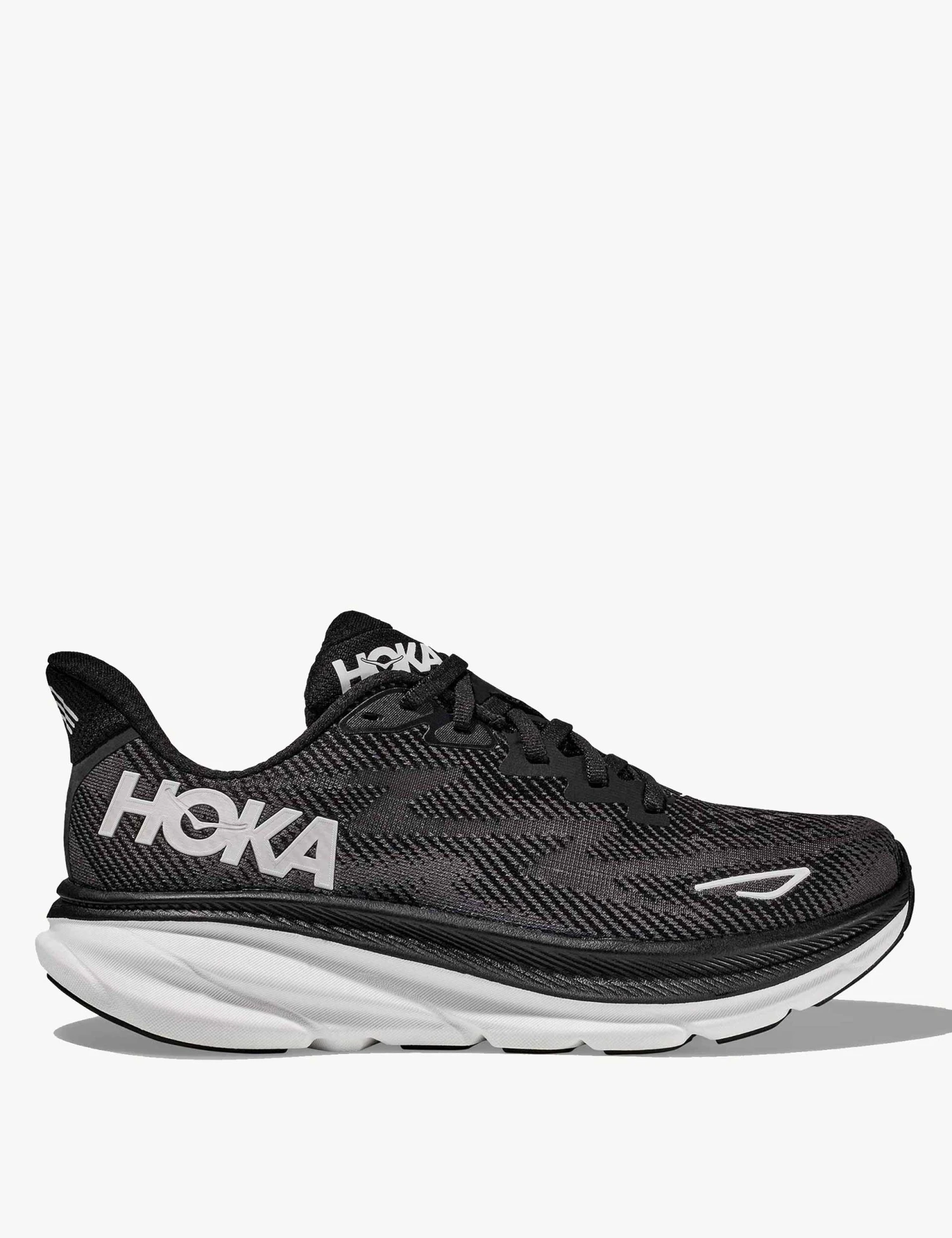 Hoka Clifton 9 - Black/White 3 Hoka Clifton 9 - Black/White