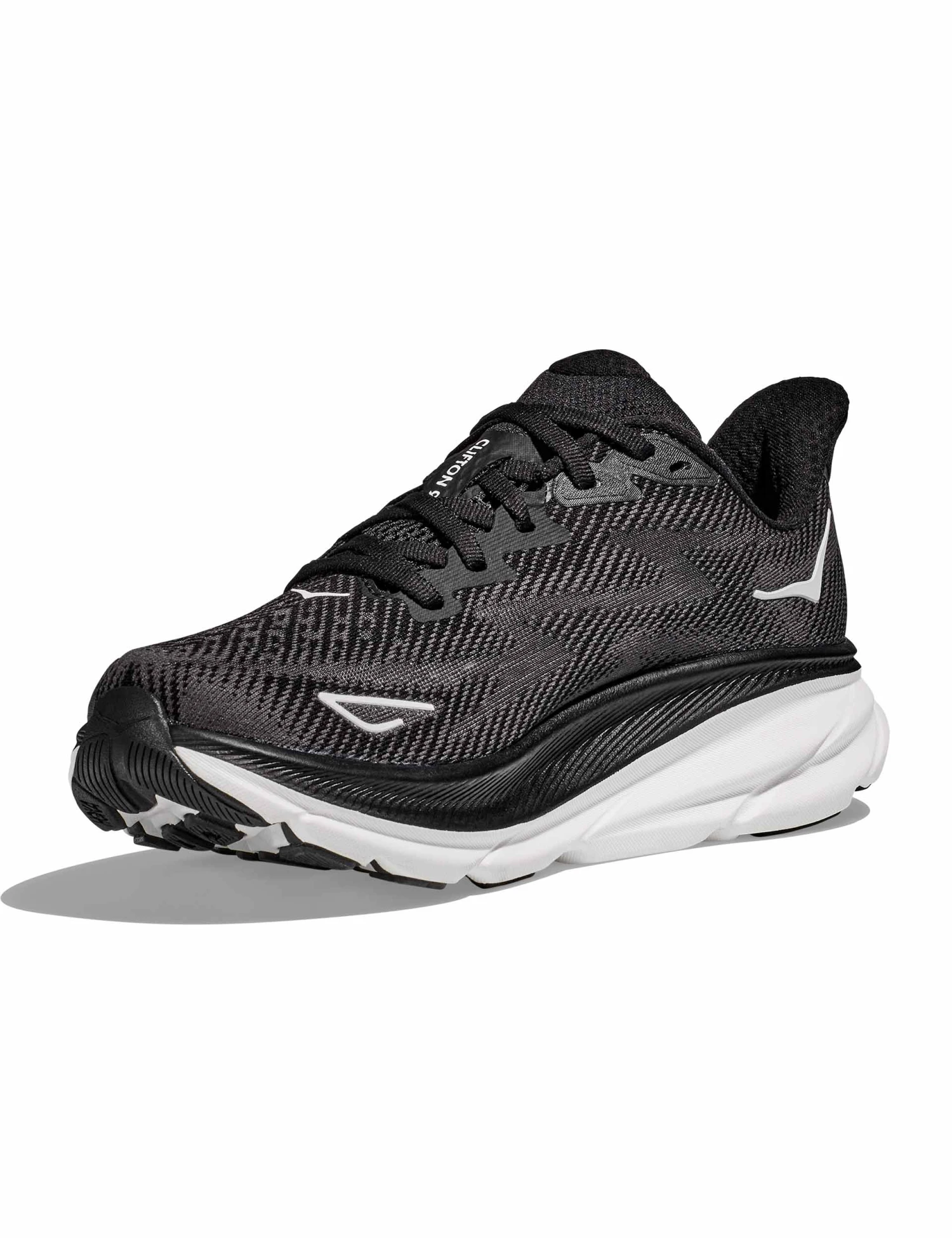 Hoka Clifton 9 - Black/White 6 Hoka Clifton 9 - Black/White - Image 4