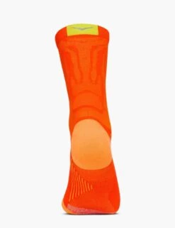 Hoka Clifton Crew Run Sock - Lava -The Sports Edit hoka clifton crew run sock lava 1164333 lva 3