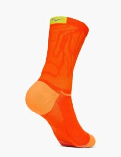Hoka Clifton Crew Run Sock - Lava -The Sports Edit hoka clifton crew run sock lava 1164333 lva 4