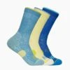 Hoka Crew Run Sock 3-Pack - Alpine Blue/Cardamon/Ultramarine 2 Hoka Crew Run Sock 3-Pack - Alpine Blue/Cardamon/Ultramarine -The Sports Edit hoka crew run sock 3 pack blue cardamon ultramarine 1122931 adm 1