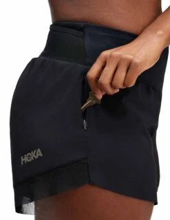 Hoka Glide 4'' Short - Black -The Sports Edit hoka glide 4in short black 1151091 blk 7