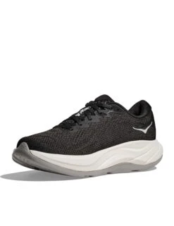 Hoka Rincon 4 - Black/White -The Sports Edit hoka rincon 4 shoes black white 1155131 bwht 3