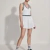 Varley Jane Court Dress 28" - White/Forest -The Sports Edit jane court dress 2