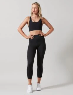 Zoe Bra - Tarmac Black -The Sports Edit lilybod zoe bra tarmac black LC71 BL 4