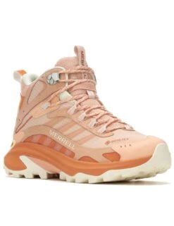 Merrell Moab Speed 2 Mid Gore-Tex - Peach -The Sports Edit merrell moab speed 2 mid gore tex boots peach J037832 6