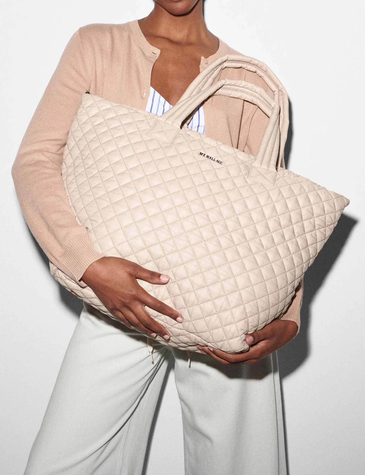 Large Metro Tote Deluxe - Mushroom 6 Large Metro Tote Deluxe - Mushroom - Image 4